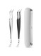 2 Pcs Stainless Steel Tick Tweezers Dual Tipped Tick Remover Tool First Aid Tweezers Tick Killer Tweezer for Human Dogs Cats
