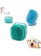 NALACAL Dog Bath Brush, Soft Silicone Pet Shampoo Massage Dispenser Grooming Shower Brush for Short Long Haired Dogs and Cats Washing (2 Pcs)