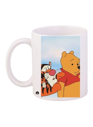 Winne The Pooh Printed Coffee Mug White/Brown/Blue