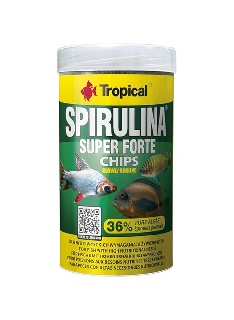 TROPICAL SUPER SPIRULINA FORTE CHIPS 250ML/130G