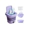 Portable Mini Washing Machine, Foldable Design, Powerful Cleaning, Compact for Home