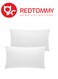 Pack of Two - Comfortable Stripe Hotel Pillow Microfiber 50x70cm Made in Uae