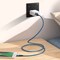 Legrand Galion1-Gang Single Pole Switched Socket Outlet with USB Charger, 13A 250V~ - Matt Black &ndash; 282434C