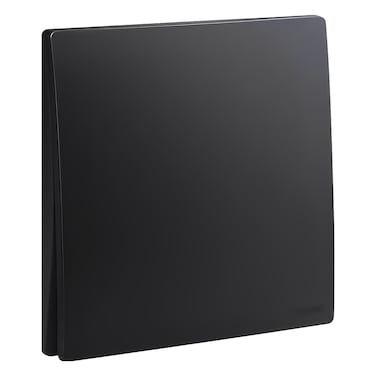 Legrand Mallia Senses 1 gang 2-way switch, 16A 250V, Screw-Type Terminal, Matt Black-281001MB