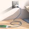 Legrand Mallia Senses Single Pole 13A Switched Socket Outlet with Earth Connection, British Standard, Dark Silver &ndash; 281111DS