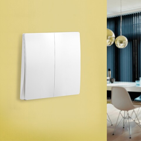 Legrand Mallia Senses 16A 250V Switch, Matt White Finish, Screw Terminals-281003MW