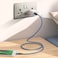 Legrand Mallia Senses 2-Gang British Standard Single Pole Switched Socket Outlet, 13A, with 3000mA Type A and C USB Chargers, Champagne &ndash; 281136CH
