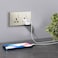 Legrand Mallia Senses 2-Gang 13A Multistandard Switched Socket Outlet with Earth Connection, Champagne &ndash; 281122CH