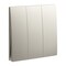Legrand Mallia Senses 3-Gang 1-Way Switch, 16A, 250V, Champagne Finish (Model: 281004CH)