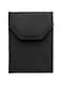 COWFEX Velvet Necklace Jewelry Travel Folder Storage Display Case (Black)