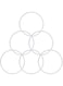 Mudder 6 Pieces Rubber Gasket Replacement Seal White O-ring Compatible with Magic Bullet 250W