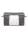 Non Woven Fabric Folding Blanket Storage Bag Grey