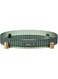 Organize Your Beauty Essentials with this 360&deg; Rotating Vanity Tray, Perfect for Makeup, Perfume, and More! Glam Up Your Bathroom with a Stylish Gold Base. 11 Inches of Green Elegance!
