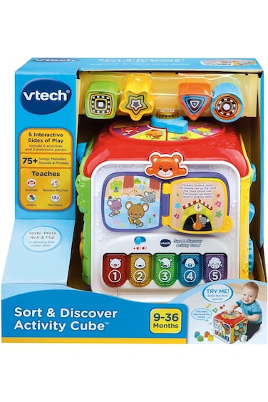 VTech Sort &amp; Discover Activity Cube 80-183403