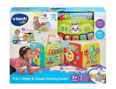مركز النشاط التفاعلي للأطفال 4 في 1 من في تك