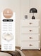 Multipurpose Plastic 4-Drawer Storage Cabinet for Kitchen, Bathroom, Bedroom,Kitchen,Living Room,Office,Multifunctional Waterproof Design 4-Tier Vertical Storage Cabinets With Drawers, Slim Narrow Cabine