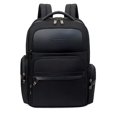 STARGOLD 16.5" Backpack With Front Pocket, USB Port, Dual Side Pockets, Trolley Webbing And Multiple Internal Compartments