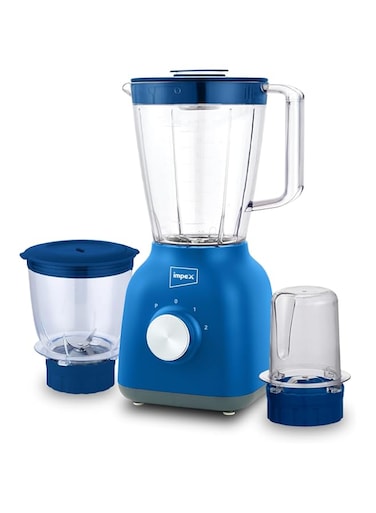 Impex BL 3503 350W 1.6 Litre 1600ml Blender Mixer Grinder with Mincer Mills Pulse rotation 2 Speed Control and Overheat Protection, 2 Years Warranty