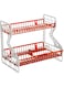 Fitto 2-Tier Kitchen Storage Rack &ndash; Durable and Stylish Organizer for Countertops and Cabinets &ndash; Ideal for Spices, Condiments, and Kitchen Essentials &ndash; Space-Saving Design with Sturdy Construction