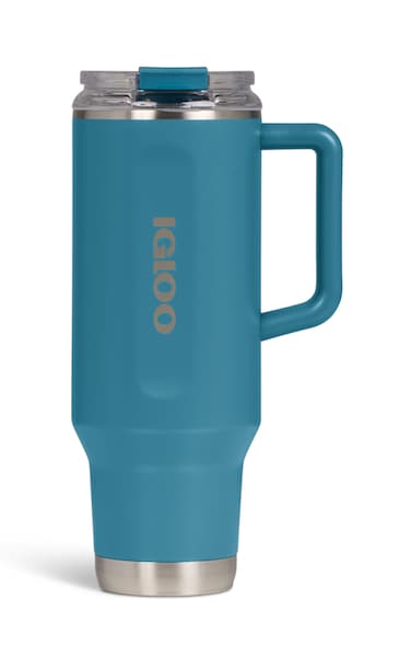 IGLOO - 40 OZ Stainless Steel Travel Mug  - Modern Blue