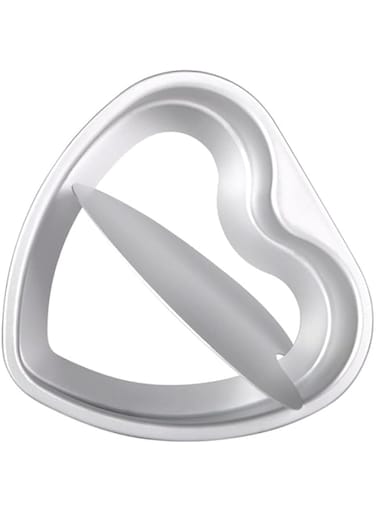 FDTY 1 pcs Heart Shaped Cake Pans-8 Inch Cake Pans-with Removable Bottom Cake Dessert Baking Mould- for Kitchen Birthday Valentine Day Wedding