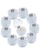 Excefore 40Pcs White Transparent Plastic Ring Boxes Crystal Earrings Jewelry Storage Boxes Display Organizer Case with Foam for Storing Rings Jewelry Earrings Wedding Proposal, 1.5&times;1.5 Inch