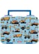 Doodle Kiddo&reg; Cars &amp; Truck Lunch Box for Boys &ndash; Cars Bento Lunch Box Food Carrier   4 Compartments, Leak-Proof, BPA-Free   Freezer, Microwave &amp; Dishwasher Safe