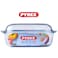 Pyrex Essential Casseroles Rectangular 4.6L - Versatile Borosilicate Glass Dish for Baking, Roasting, and Serving