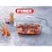 Pyrex Essential Casseroles Rectangular 4.6L - Versatile Borosilicate Glass Dish for Baking, Roasting, and Serving