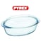 Pyrex Essential Casseroles Oval 4L - Versatile Borosilicate Glass Dish for Baking, Roasting, and Serving
