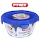 Pyrex Cook&amp;Go 0.2L Round Storage Dish with Airtight Lid - Versatile Freezer-to-Oven Solution