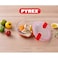 Pyrex Cook&amp;Heat Round Borosilicate Glass Roaster with Airtight Lid, 26x23cm &ndash; Oven, Freezer, Microwave Safe