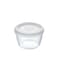 Pyrex Cook &amp; Freeze Round Dish with Plastic Lid 0.6L &ndash; Compact Glass Container for Baking, Freezing &amp; Reheating