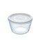 Pyrex Cook &amp; Freeze Round Dish with Plastic Lid 1.1L &ndash; Versatile Borosilicate Glass Dish for Cooking, Freezing &amp; Storing