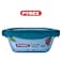 Pyrex Cook&amp;Go 0.8L Square Storage Dish with Airtight Lid - Versatile Freezer-to-Oven Solution- GREEN