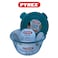 Pyrex Cook&amp;Go 0.7L Round Storage Dish with Airtight Lid - Versatile Freezer-to-Oven Solution