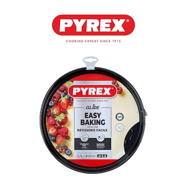 Pyrex Glide Springform Pan 25cm &ndash; Non-Stick Durable Bakeware