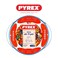 Pyrex Air Fryer Round Dish 1L &ndash; Heat-Resistant Glass Bakeware for Healthy Cooking