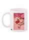 Popcorn Printed Coffee Mug White/Pink/Beige 11ounce