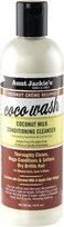 Aunt Jackie's Coconut Cr&egrave;me Recipes Coco Wash Hair Conditioning Cleanser, Cleans, Conditions and Softens Dry Brittle Curly Hair, 12 oz