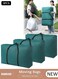 125L Collapsible Moving Bags, 3 Packs Organizing Bags with Zippers and Handles Storage Bag, Space Saving Clothes Storage Laundry Bag For Packing, House Essentials, Sustainable, Water-Resistant