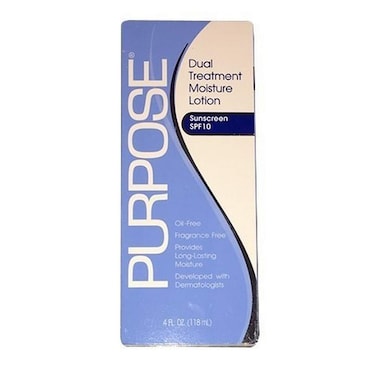 PURPOSEDual Treatment Moisture Lotion, SPF 10,4 Fl Oz (Pack of 3)