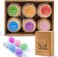 Bath Bombs Gift 6 Pack, Bath Bombs Large Organic &amp; Natural Essential Oil Handmade Bath Bombs Gift Set Moisturize Dry Skin Bath Bombs