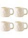 Coffee Mug Set for 4,Ceramic Coffee Cups 400ml/14 Ounce Coffee Mugs with Handles Porcelain Mugs Sets Large Coffee Mugs for Latte,Cappuccino, Tea, Hot Cocoa, Milk&iuml;&frac14;&circ;Matte White&iuml;&frac14;&permil;