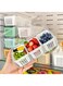 3-Compartment Ginger, Garlic &amp; Scallion Storage Box &acirc;&euro;&ldquo; Transparent Fresh-Keeping Container