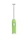 Handheld Milk Frother Whisk Battery Operated Egg Beater Hand Blender Foam Maker For Coffee Latte Cappuccino Hot Chocolate Drink Mixer Green