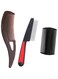 Multi-function scalp massage comb, hollow tooth button comb, lice comb, dandruff removal comb, protect scalp, clean oily hair