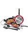 Milton Pro Cook Kitchen Jewel Cookware Set of 5 (Fry pan 24 cm/1.6 litres; Kadhai 24 cm/2.5 litres with Glass lid; Tawa 25 cm;Nylon Laddle and Spatula), Maroon   Induction   Hot Plate   Flame Safe