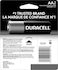 Duracell - AA 1.5V Alkaline LR6 / MN1500 Batteries 50% Extra Life Long Power - Pack of 2-10 Years Shelf Life