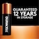 Duracell - AA 1.5V Alkaline LR6 / MN1500 Batteries 50% Extra Life Long Power - Pack of 2-10 Years Shelf Life